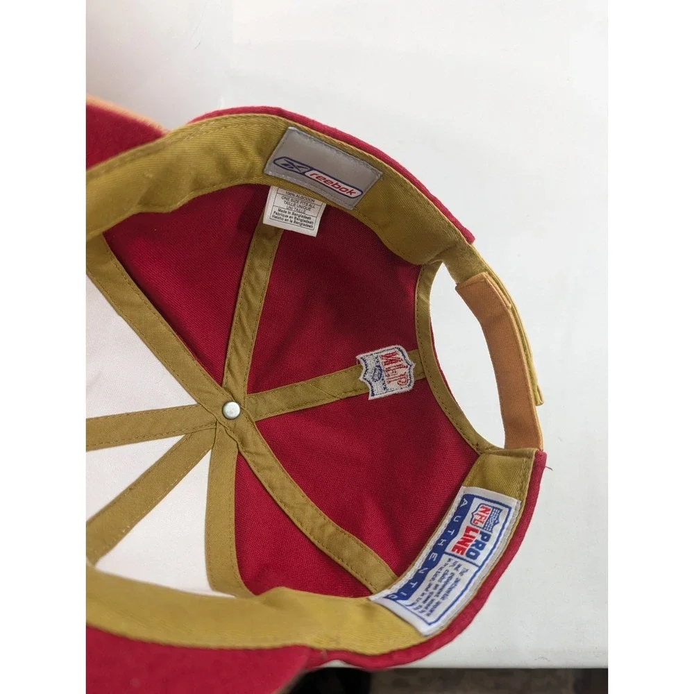 San Francisco‎ 49ers NFL Reebok Adjustable Hat Gold/Red (One Size) Proline